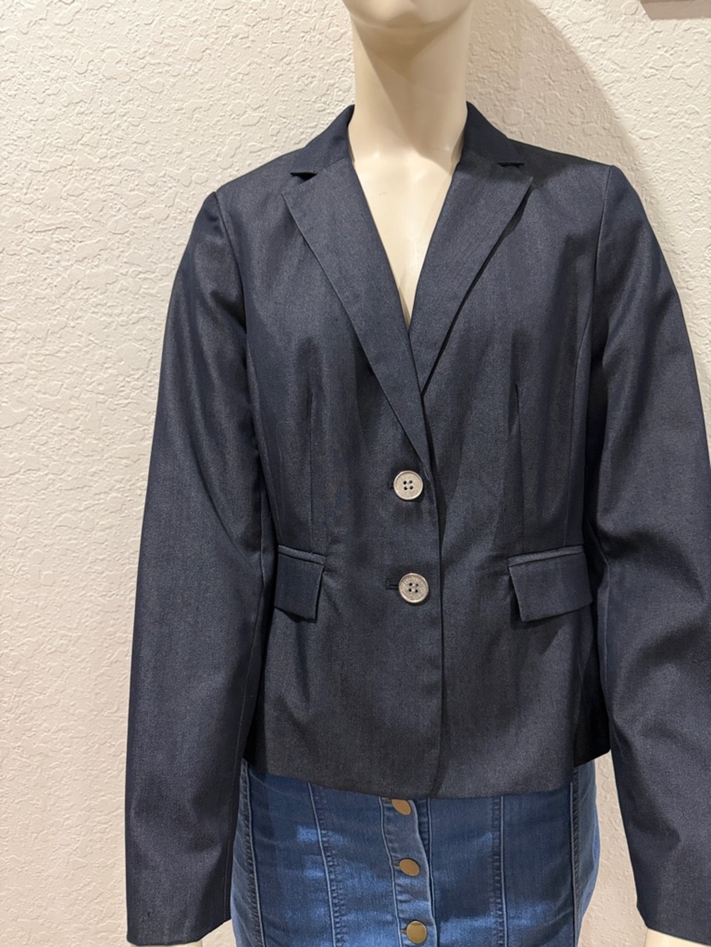 Classic Women's Navy Blazer Jacket